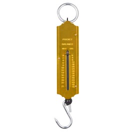 Jazooli Hanging Weight Scale - Commercial, Luggage Scale, Suitcase Weighing Scales with Metric and Imperial Measurements -Heavy Duty Design Camping & Travel Essentials 25 KG