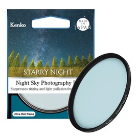 Kenko Starry Night 518007 Lens Filter to Reduce Light Pollution 82 mm for Photographing Night and Star Landscapes. Made in Japan