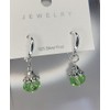 Sterling Silver earrings Green