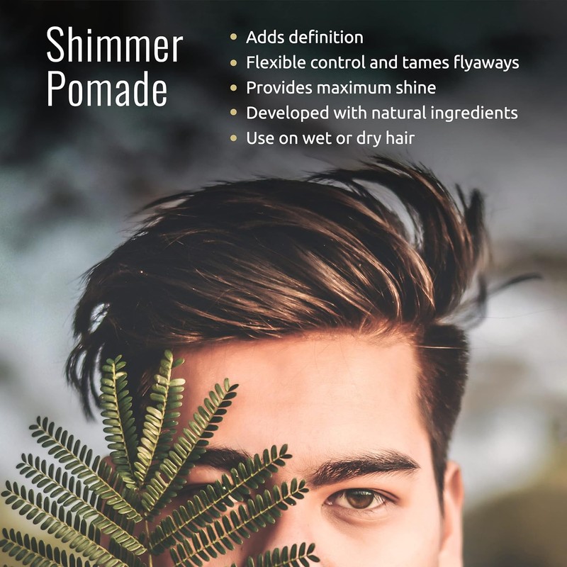 Shimmer Pomade For Non-Greasy Styling & Texture With A Shine
