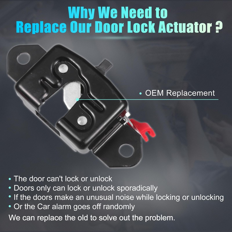 X AUTOHAUX Replacement Rear Liftgate Door Lock Actuator for Nissan