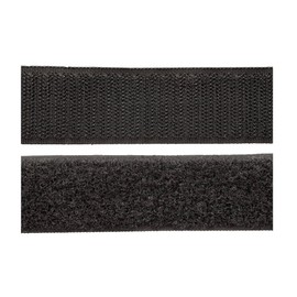 GGR Supplies Convenient and Strong- Sets of Hook and Loop Nylon Fastener Strips with Heavy-Duty Adhesive Backing for Damage-Free Mounting in Home or Office. (Black, 2 inch X 4 inch- 10 Sets)