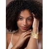 Cuff Bracelet Women Gold Bangles for Women Chunky Cuff Bracelets