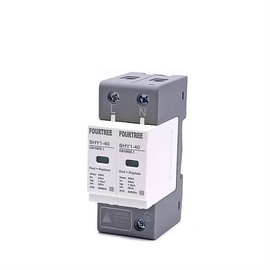 KDEGK AC Surge Protection 10〜20KA/20〜40KA /30KA〜60KA House Lightning Protector Low-Voltage Arrester Protective Device 230V 275V (Color : 2P 230V, Size : 30-60KA)