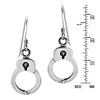 AeraVida Dainty Handcuff Charm in 925 Sterling Silver Dangle Drop