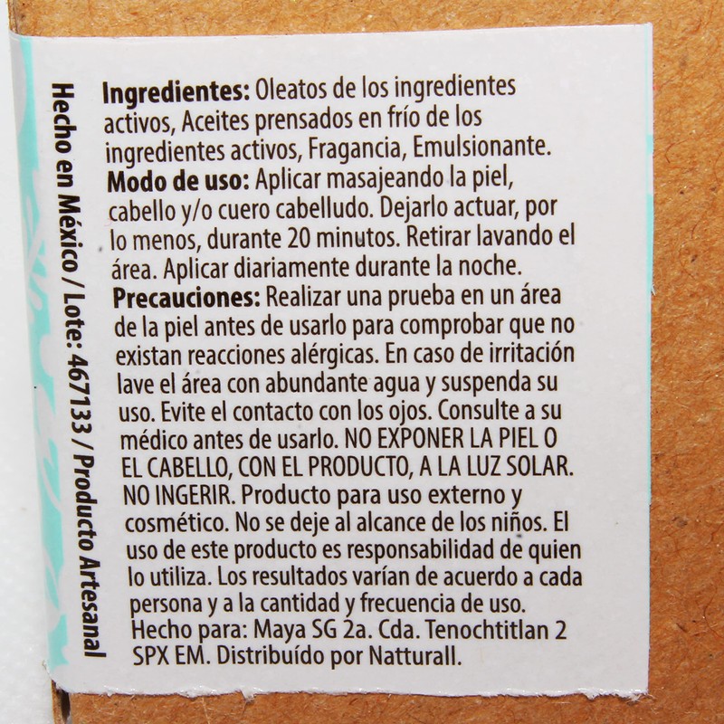 Aceite tepezcohuite 60 ml