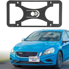 License Plate Frames License Plate Cover Licence Plate Frame Holder License Plate Bracket License Plate Protector Metal License Plate Frame Car Plate Frame for Volvo S60 2019-2023