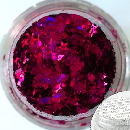 LoveOurHome 150g Chunky Body Glitter Holographic Rose Star Moon Heart Butterfly Glitters Flakes Sequins Accessories for Resin/Crafts/Nails/Makeup