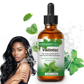 Vailontiss Peppermint Oil, Scalp & Hair Strengthening Oil, Peppermint Oil for Hair Growth, Dandruff Removal and Hair Strengthening for All Hair Types(Peppermint Oil, 4 Fl Oz)