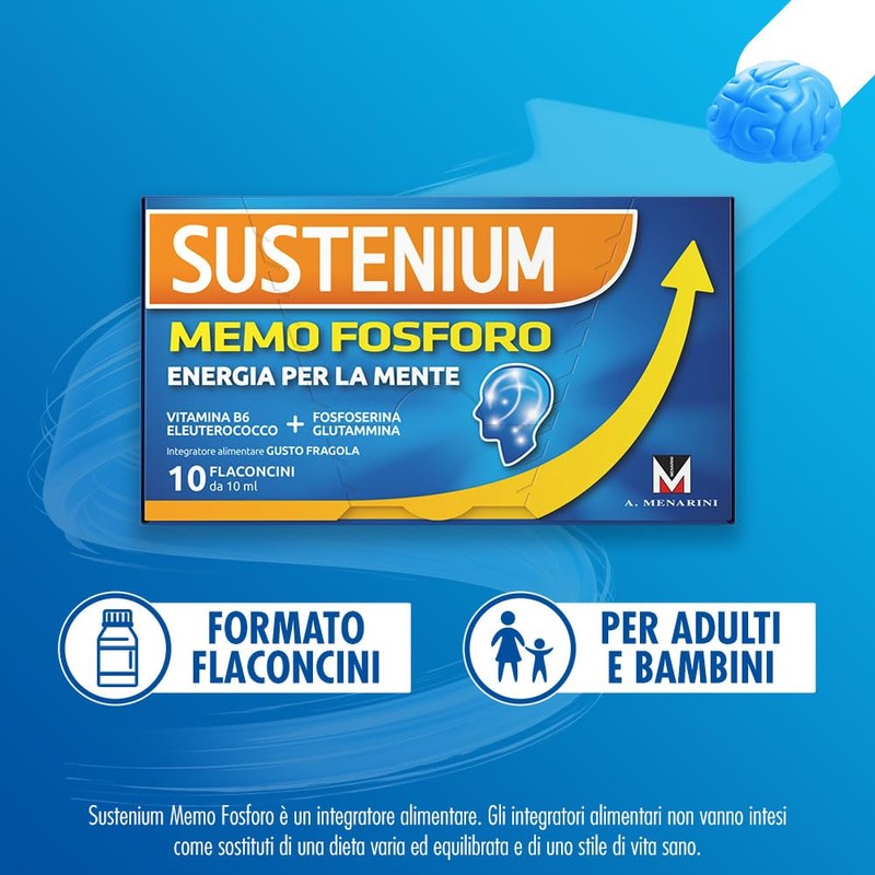 Sustenium Memo Fosforo - Integratore alimentare a base di Fosfoserina,