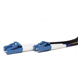 FiberCablesDirect LC LC OS2 Armored Xtreme Fiber Optic Patch Cable – Crush-Resistant Corning Glass | 5.0m (16.4ft) | Built for Industrial Installs, Warehouses, Outdoor Conduit