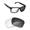 Alphax Adapt Grey Photochromic Non-polarized Replacement Lenses for Oakley Holbrook