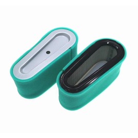 MOWFILL 2 Pack 496894 493909 Air Filter Replace for BS 496894S with 272403S 272403 Pre Filter Fits Craftsman John Deere 12.5-17HP 5053K Lawn Mower Air Cleaner Element