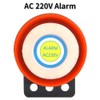 Active Buzzer AC 220V, Alarm Buzzer 100dB, Red Wire Continuous