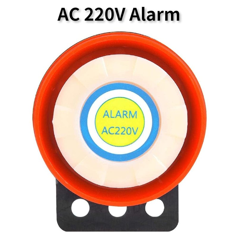 Active Buzzer AC 220V, Alarm Buzzer 100dB, Red Wire Continuous