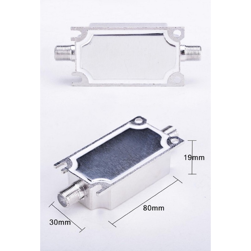 SaferCCTV Satellite 20Db Gain Inline Amplifier 950-2150MHZ Satellite Signal Booster