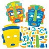 Baker Ross FN020 Mayan Mask Sets - 8 Pack Craft