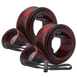 Bassdash Casting Spinning Fishing Rod Sleeves Protective Rod Socks for Fishing Poles Up to 7-1/2ft