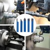 VILLCASE 5pcs Carbide Tip Tipped Cutter Tool Set Cutting Welding