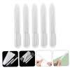 WOONEKY 5pcs Glass Nail Files Portable Nail Buffering Tools for