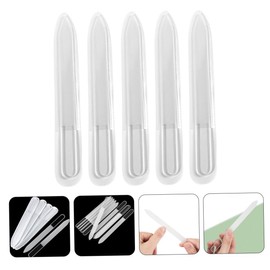 WOONEKY 5pcs Glass Nail Files Portable Nail Buffering Tools for Women Multi-functional Manicure Accessories for Polishing and Care Easy to Carry and Reusable