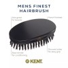 Kent MN11 Natural Black Boar Bristle Brush for Men's Grooming