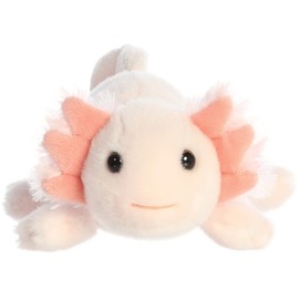 Aurora® Adorable Mini Flopsie™ Axel Axolotl Stuffed Animal - Playful Ease - Timeless Companions - Pink 8 Inches