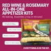 Crackerology Red Wine & Rosemary Gourmet Artisan Snack Kits, 20