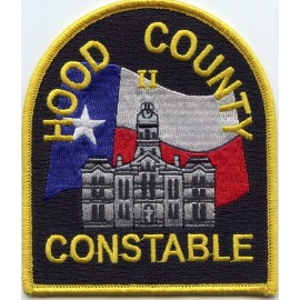 HOOD COUNTY TEXAS  colorful CONSTABLE sheriff police PATCH