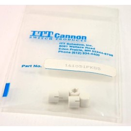 ITT Cannon – C&K Package of 5 ITT Cannon C&K - 161051 - PVA Series Key Switch Cap, 1/8" Sq Shaft