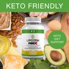 N E Lipozem Max Vegan Food Supplement, 60 Capsules, Keto