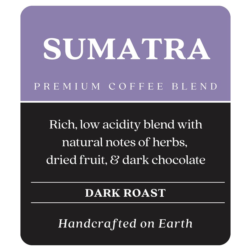 Copper Moon Ground Coffee, Dark Roast, Sumatra Blend, 12 Oz