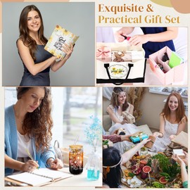 Funnymoom 7 Pcs Christian Gifts for Women Faith Bible Inspirational Religious Thank You Graduation Christmas Birthday Gifts for Women(Sunflower)