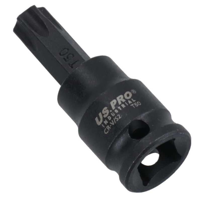 T50 Male Torx Star Impact Impacted Shallow Short Bit Socket