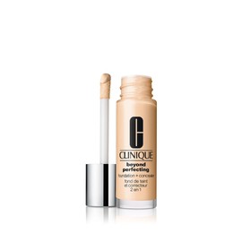 Clinique Beyond Perfecting Liquid Lightweight Full Coverage Foundation + Concealer For Dry Combination to Oily Skin Types, Bone