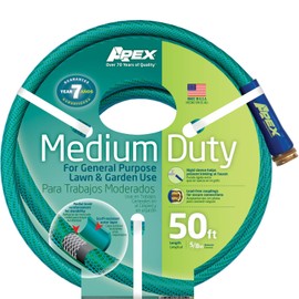 Apex, 8535-50, Medium Duty Garden Hose, 5/8-Inch by 50-Feet