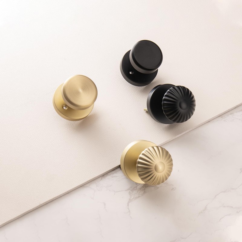 NCSEN Gold Interior Door Knobs, Heavy Duty Door Knob with