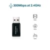 MERCUSYS MW300UM WLAN Adapter, WiFi Stick bis zu 300MBit/s, 2,4GHz,