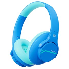 Nova1Lite Kids Wireless Active Noise Cancelling Headphones, ANC Mode, Bluetooth 5.3, 40H Playtime, Type-C Fast Charging, 75/85/94dBA Volume Limit, with Mic,Foldable Headphones for Airplane Travel