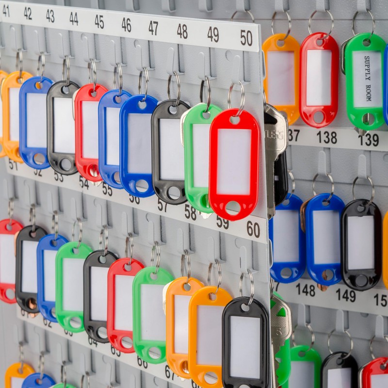 Barska 160-Key Organizer Lock Box – Wall Mount Steel Key