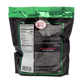 BEER NUTS Bar Mix w/Wasabi - Pretzels, Cheese Stix, Sesame Stix, Insane Grain & Wasabi Peas - 32oz Resealable Bag (Pack of 1)