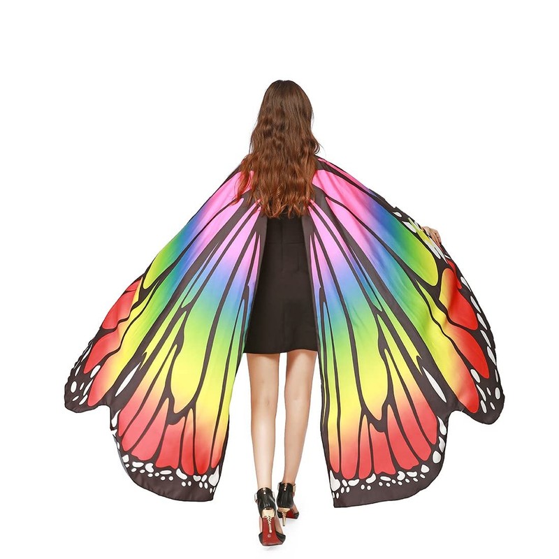 Butterfly Costume Women's Wings Butterfly Wings Adult Girls Fancy Dress