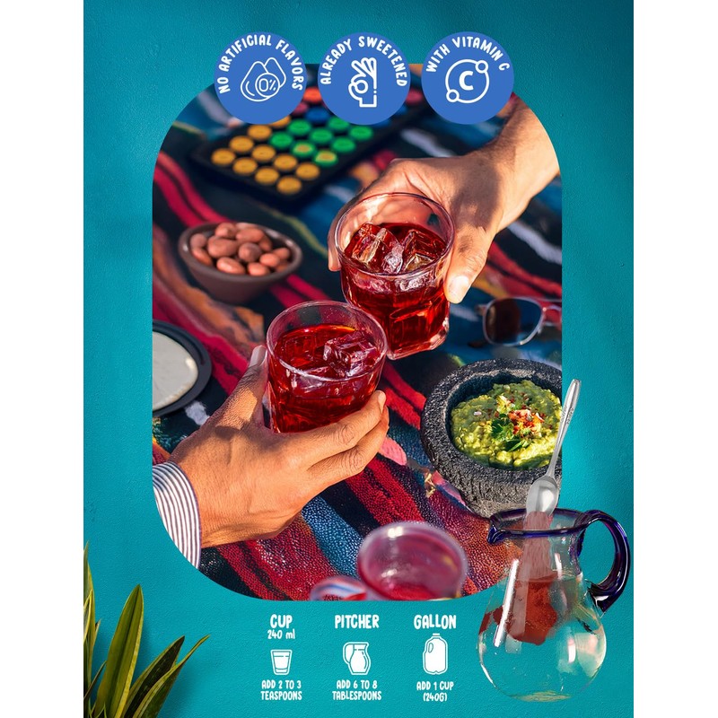 Klass Aguas Frescas |Drink Mix Hibiscus | Flavors From Natural
