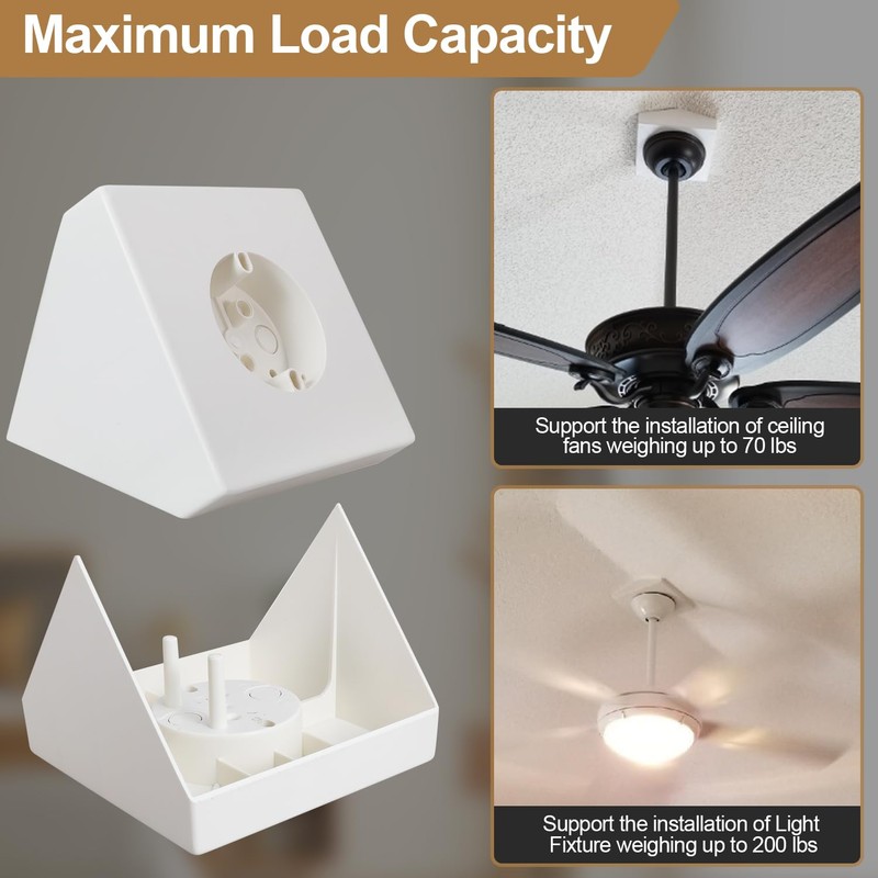 Ceiling Fan Light Fixture Mounting Box Fan Mounting Bracket FB900