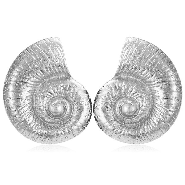 CWVHQ Bohemian Conch Shell Earrings for Women Statement Long Gold