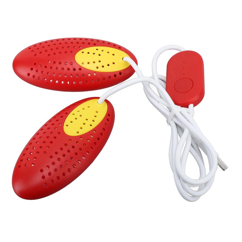 Shoe Dryer Red with Timer Ceramic Heater Deodorizing Function Fast