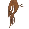 B2S BACK2SEASON Metal Woodpecker with Tree Spike Rust Elegant Bird