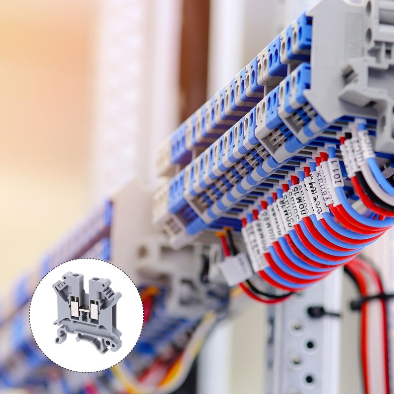 sourcing map Terminal Blocks 5 Pack USLKG5N Rail Mount Fuse