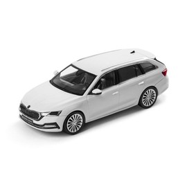 Skoda 5E7099300S9R Model Car Octavia 4 (NX) Combi Scale 1:43 Miniature, White
