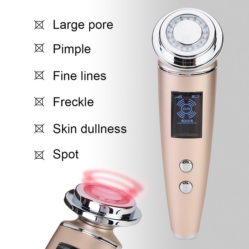Ultrasonic Magnetic Photon Therapy Cleansing Firming Lifting Beauty Machine Device